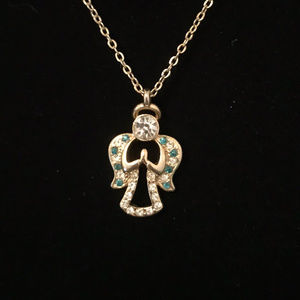 Vintage Danbury Mint Angel Necklace